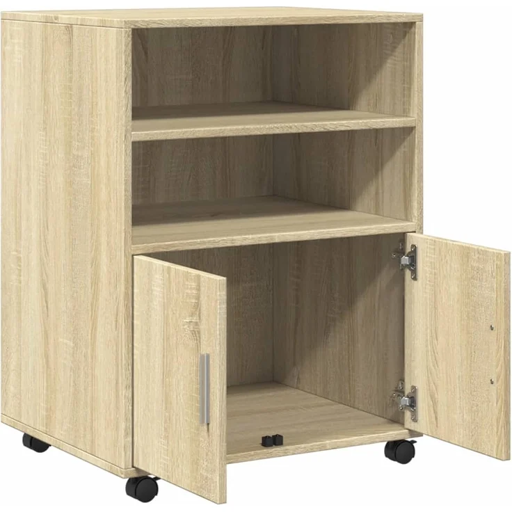 vidaXL Rollschrank Sonoma-Eiche 55x40x91 cm Holzwerkstoff 853184 – Bild 6