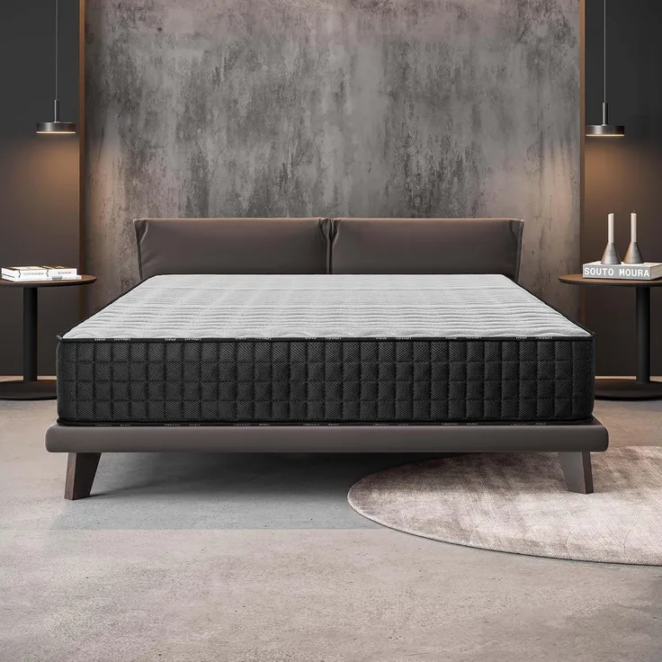 Naturalex | Titanium | Matratze 180x200 cm | Memory Foam Multi Density Blue Latex-Technologie | Hochergonomische 7 Zonen | High Resilience Komfort | Extra Anpassungsfähig Optimale Entspannung