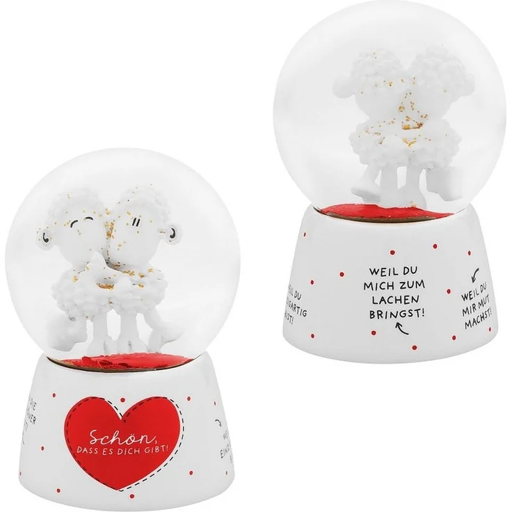 Traumkugel Glitzerkugel Schneekugel Geschenk Sheepworld WEIL 74459