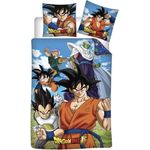 Dragon Ball Bettwäsche-Set – 1x Deckenbezug 140x200 & 1x Kissenbezug 65x66 cm für Kinder
