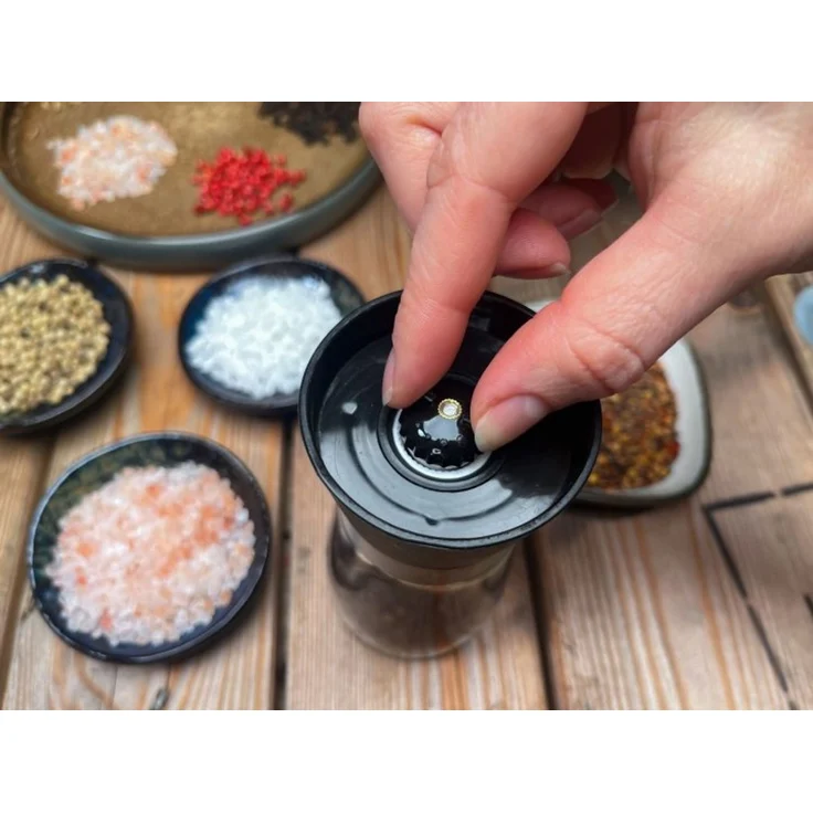 Grillfürst Gewürzmühle 3er Set - für Salz, Pfeffer, Gewürze und Gewürzmischungen – Bild 6