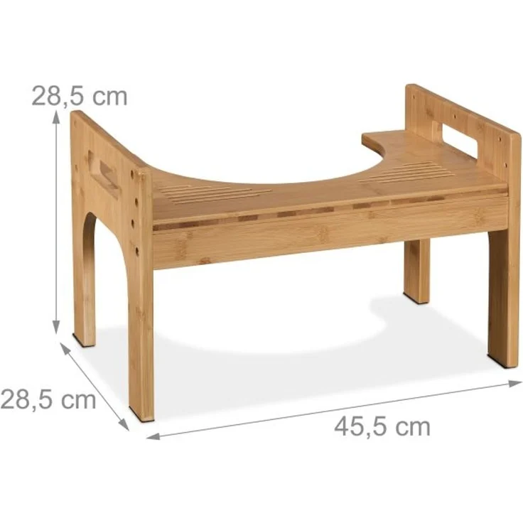 Toilettenhocker aus Bambus 10048534 – Bild 4