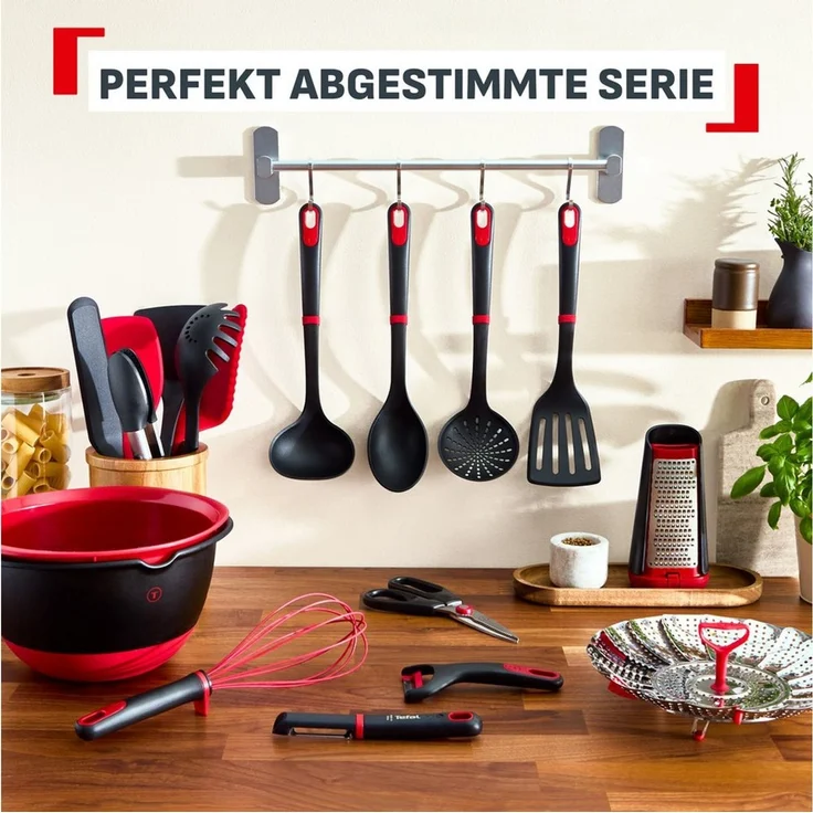 Tefal Ingenio+ Pizzamesser K19903 – Pizzaschneider und Pizzaroller, ergonomischer Küchenhelfer, robust, spülmaschinengeeignet – Bild 2
