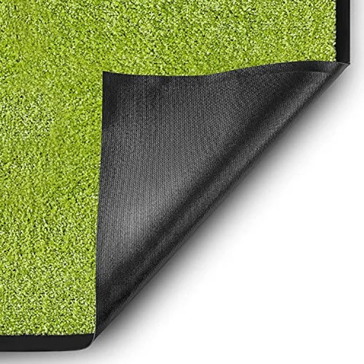 etm Hochwertige Fußmatte | schadstoffgeprüft | bewährte Eingangsmatte in Gewerbe & Haushalt | Schmutzfangmatte mit Top-Reinigungswirkung | Sauberlaufmatte waschbar & rutschfest (120x300 cm, Grün) – Bild 6