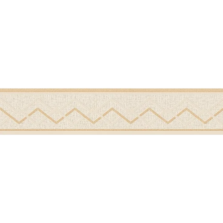 A.S. Création Bordüre Only Borders 11, leicht strukturiert, Motiv, geometrisch, grafisch, Tapete Bordüre Geometrisch Metallic Borte Wohnzimmer Schlafzimmer Büro