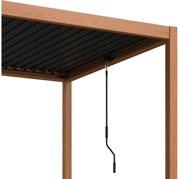 Blumfeldt Pergola 3x4 m - Verstellbares Lamellendach, UV-Schutz, Aluminium-Rahmen, Rostfrei, Wetterfest, Ideal Für Terrasse & Garten, Ganzjährig Nutzbar – Bild 4