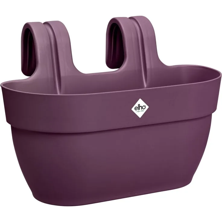 elho Vibia Campana Easy Hanger M 36 - Übertopf für Balkon & Außen - Ø 36.0 x H 26.5 cm - Lila/Ahorn Lila