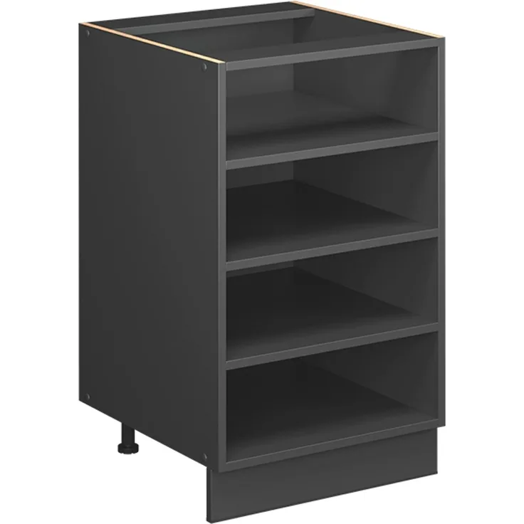 Küchenregal Fame-Line Anthrazit 50 cm ohne Arbeitsplatte Vicco