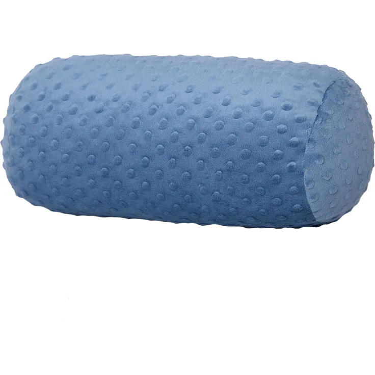 Dr. Berger Nackenrolle Minky Petrolblau 40 x 16 cm