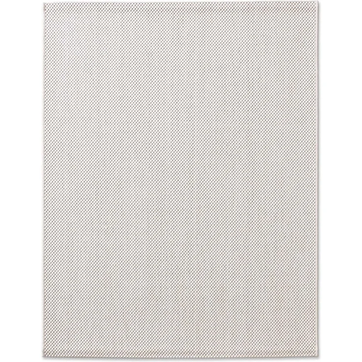TaraCarpet Teppich Regina Teppich aus robustem Flachgewebe für In und Outdoor, rechteckig, Höhe: 7 mm, Küche Wohnzimmer Terrasse Garten Balkon uni creme 120X160 – Bild 2