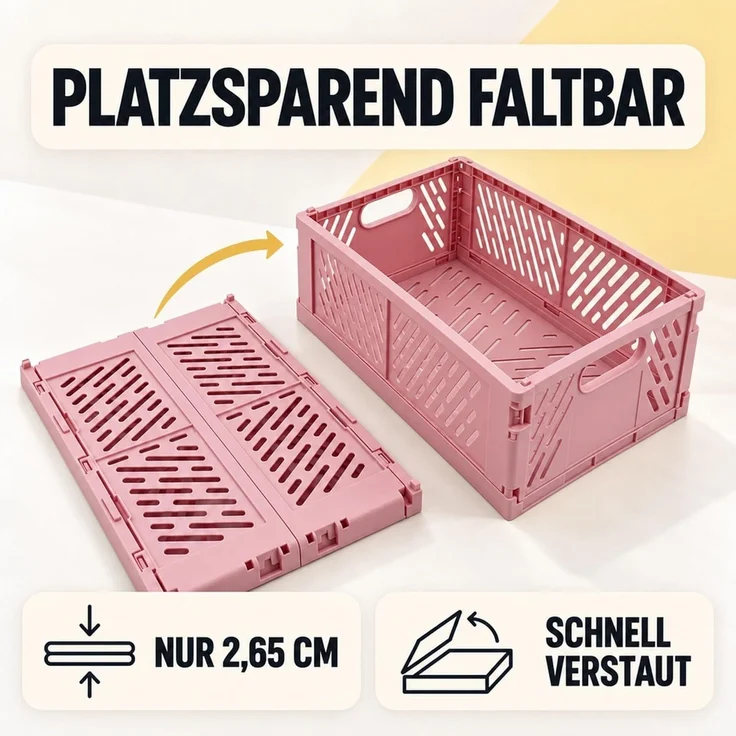 Relaxdays Klappbox 4er Set – Bild 3
