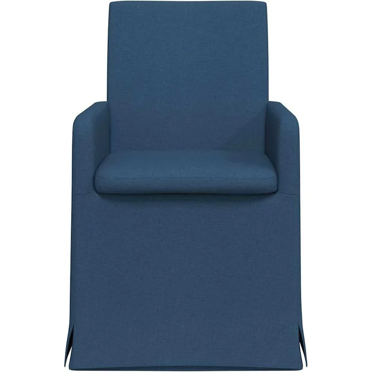 vidaXL Esszimmerstühle 2 pcs Blau 57 x 67 x 95 cm Stoff 42017911 – Bild 3