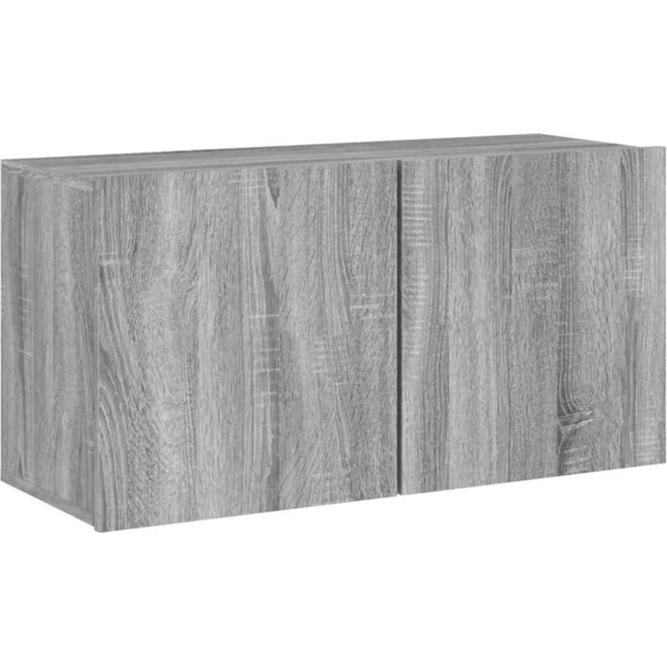 vidaXL 5-tlg. Wohnwand Grau Sonoma Holzwerkstoff 3216462 – Bild 12