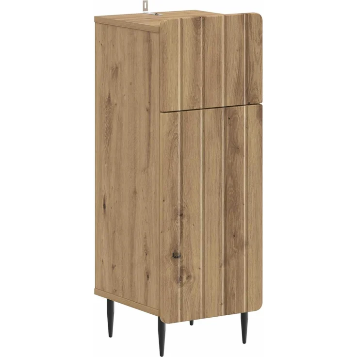 vidaXL 2-teiliges Badezimmer Schrank Set ZWOLLE Artisan-Eiche 3417683 – Bild 4