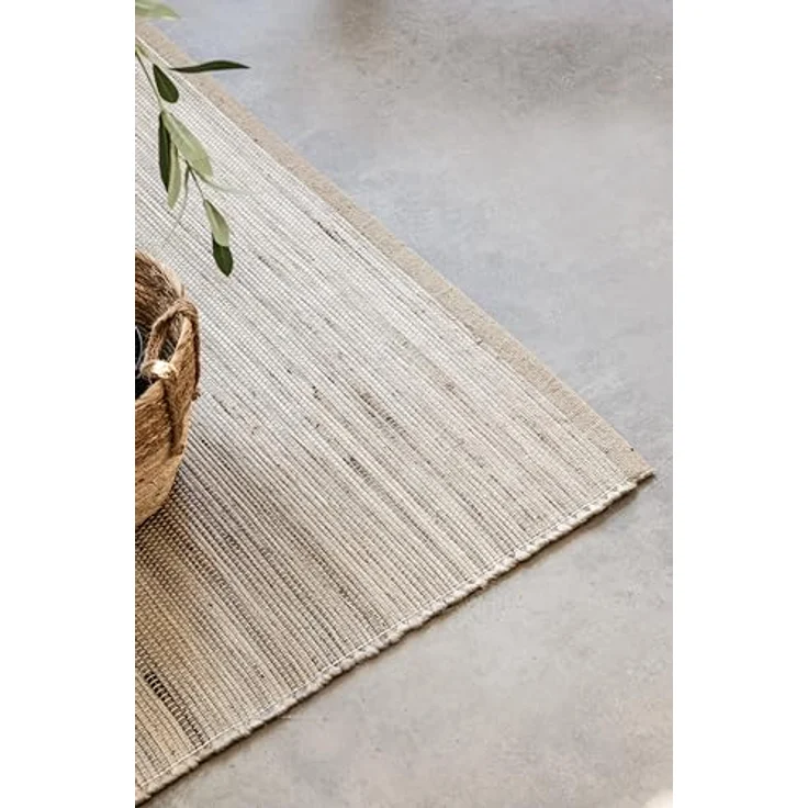 XXXL Juteteppich Handloom 1.0, Rechteckig, Greige, 80x150 cm, Oeko-Tex® Standard 100, Beidseitig verwendbar, Pflegeleicht, Strapazierfähig, Für Fußbodenheizung geeignet – Bild 7