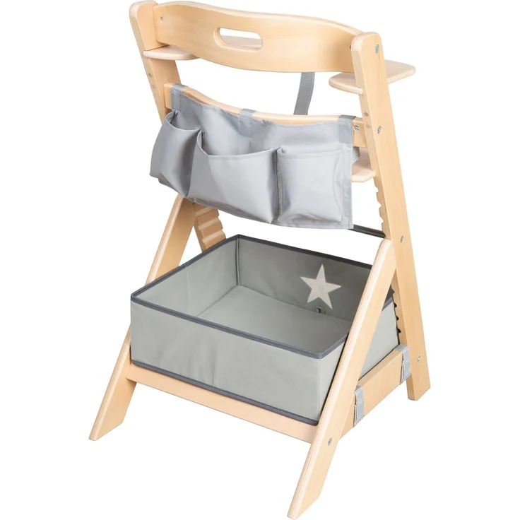 roba Babyhochstuhl Liv Up inkl. Hochstuhl Organizer - Kinderhochstuhl aus FSC zertifizierte, Holz - ab 6 Monaten - bis 70 kg belastbar - Natur – Bild 5