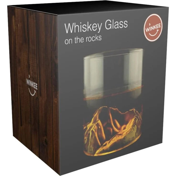 Winkee Whiskyglas On the rocks Berg Whiskeyglas – Bild 3