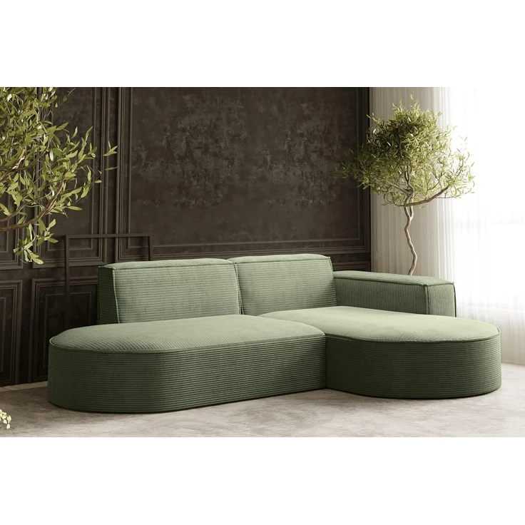 Kaiser Möbel Ecksofa Designer MODENA STUDIO L stoff Poso, Neve, Quelle – Bild 3