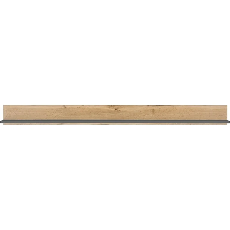 Lomadox Wandregal CRISP-61, in anthrazit mit Wotan Eiche, ca. 100/15/17 cm – Bild 2