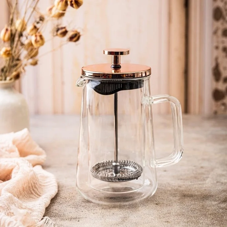 Klausberg Klausberg French Press Kaffee- und Teezubereiter 0,35l KB7723 – Bild 7