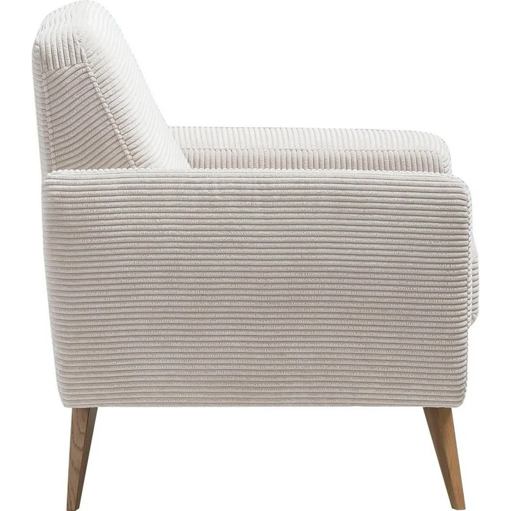 exxpo - sofa fashion Sessel Samso, Loungesessel, elegant und bequem, aktueller Cord Bezug – Bild 3