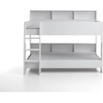 Relita 'SWAY' Etagenbett 90x200 cm, inkl. Regalen, weiß