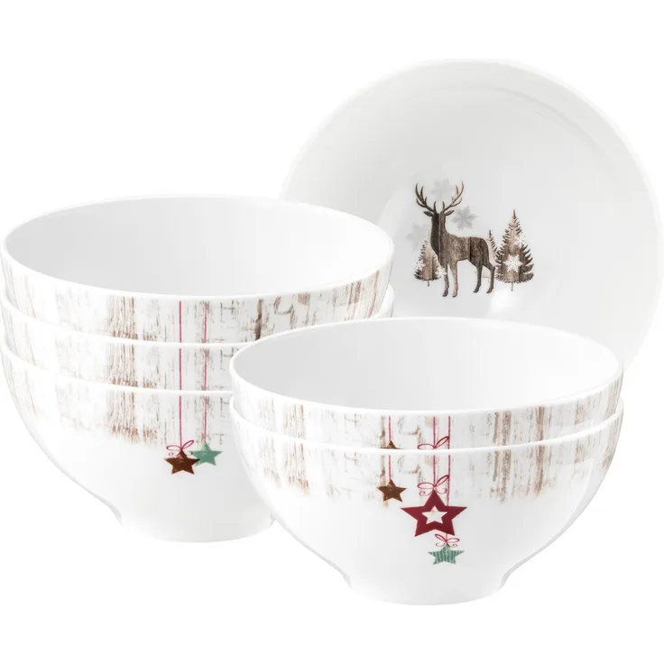 Seltmann Weiden Life Christmas Schüssel ø 15,5 cm 6er Set