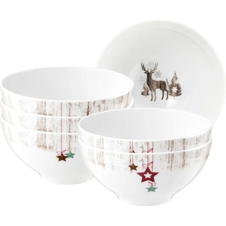 Seltmann Weiden Life Christmas Schüssel ø 15,5 cm 6er Set – Bild 1