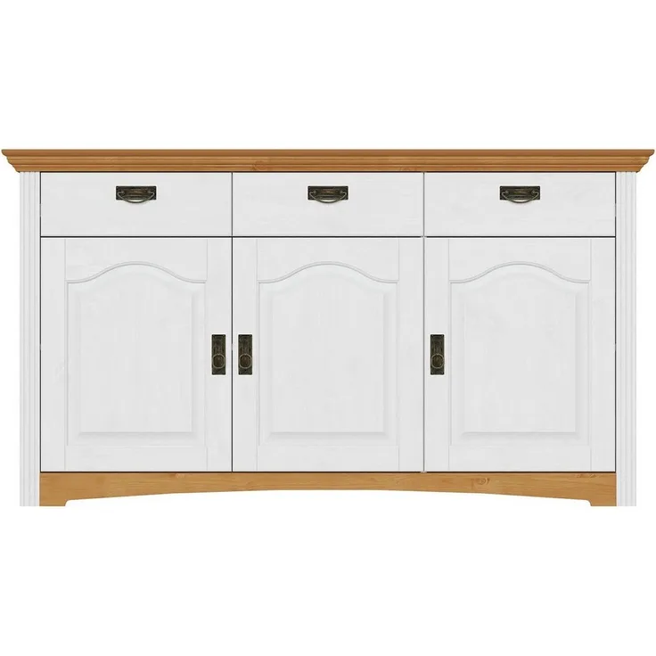 OTTO home Kommode Konrad, aus massiver Kiefer, Breite 156 cm, mit Schubladen, FSC®