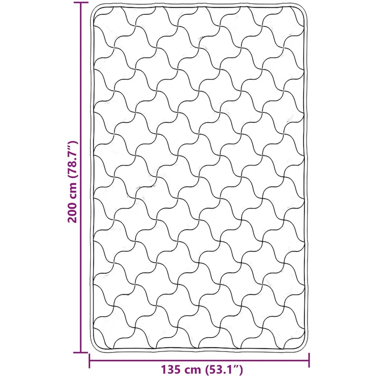vidaXL Winterbettdecke 135 x 200 cm Winter Creme Atmungsaktiv 42026361 – Bild 10
