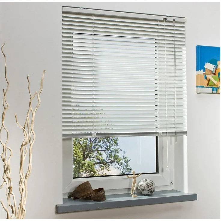 Liedeco Jalousie Aluminium-Jalousie, mit Bohren, freihängend, Aluminium – Bild 1