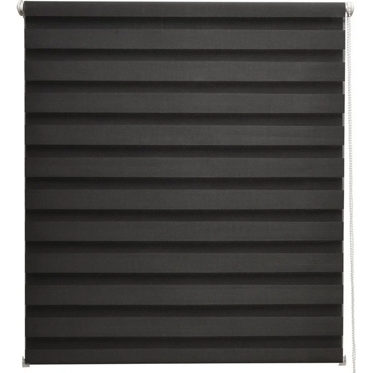 Doppelrollo Doppelrollo SolDecor DL2, 50x150cm, Schwarz – Klemmfix ohne Bohren, Sol Royal, Fensterrollo Innen Rollos für Fenster ohne Bohren Sicht & Sonnenschutz – Bild 2