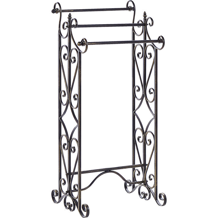 Handtuchständer CHILLAN Metall Schwarz