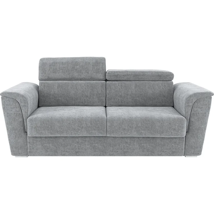 Vente-unique - RIZORA - Schlafsofa - Plastik - Kunststoff (PVC) - Grau - 230 x 223 x 93 cm – Bild 4