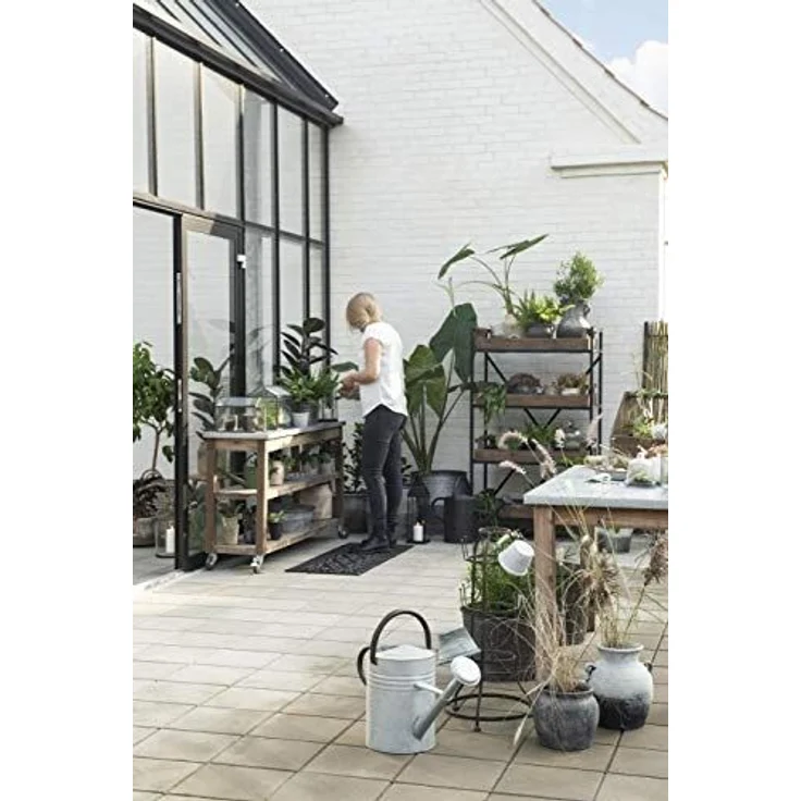 Fußmatte Türmatte Fußabtreter Gummi Filigran Schwarz 45x120cm Ib Laursen 2825-00 – Bild 3