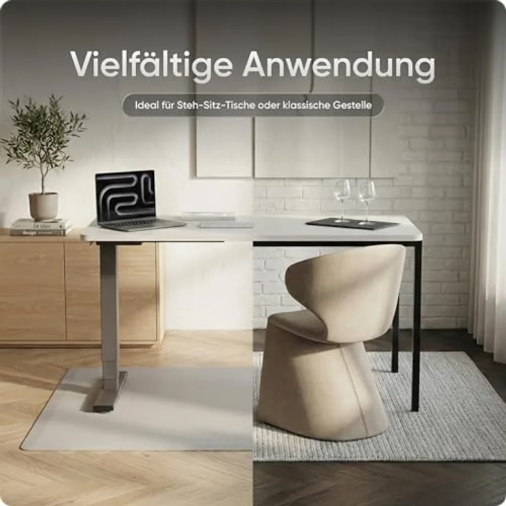 DESKSPACE Massive Tischplatte 25 mm, robust und wasserfest, melaminbeschichtet, pflegeleicht, montagefreundlich – Bild 5