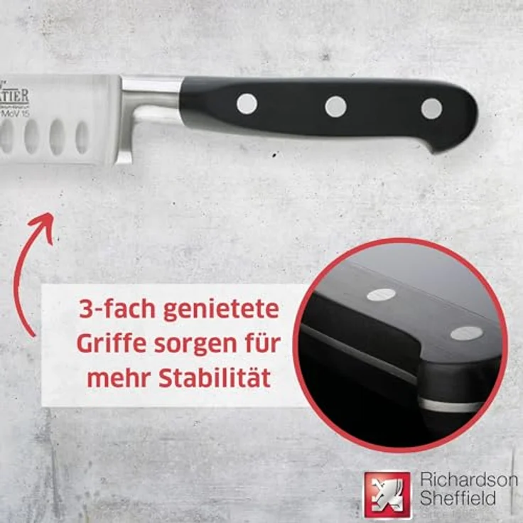 Richardson Sheffield V SABATIER Santokumesser 5" – Bild 5