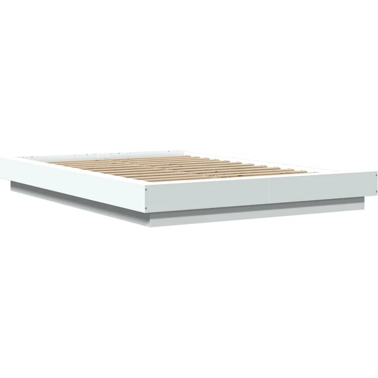 vidaXL Bettgestell Weiß 140x200 cm Holzwerkstoff 3281189 – Bild 3