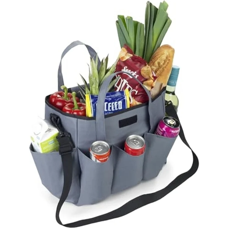 Maximex Organizer Universal-Caddy 8 Taschen, faltbare Tragetasche für zuhause und unterwegs, 15 Liter – Bild 2