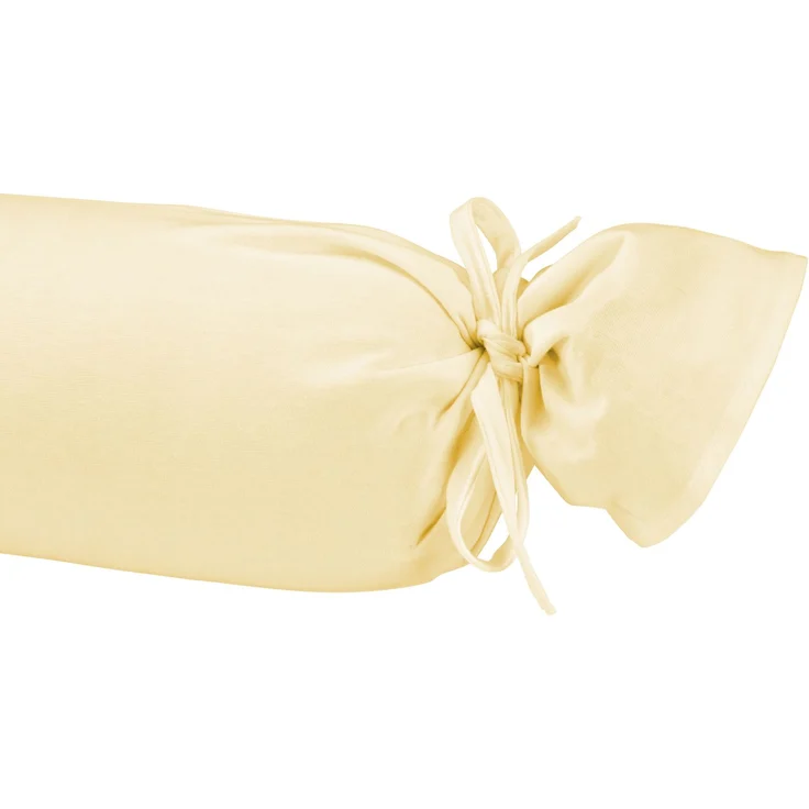 biberna Feinjersey-Kopfkissenbezug, gelb, 15x40 cm – Bild 2