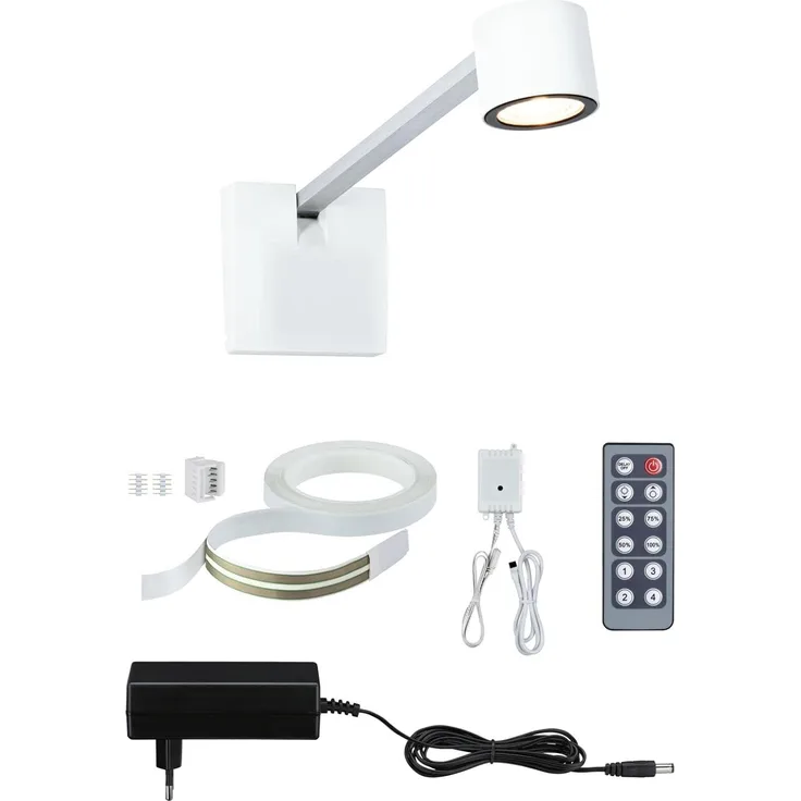 Paulmann 95576 LED Bilderleuchte Adelia Alu gebürstet 2700K Komplettset