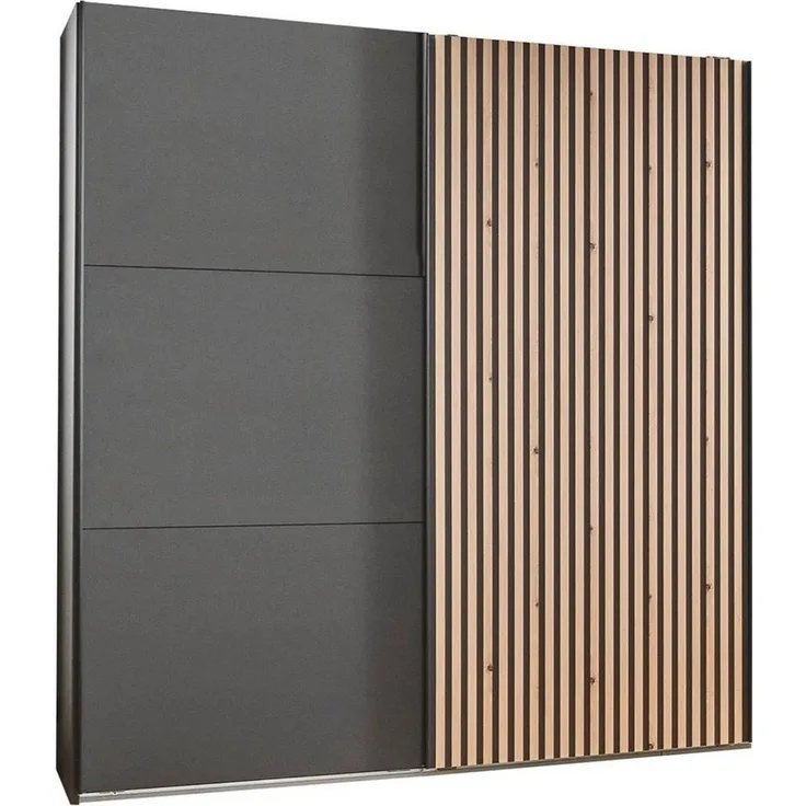 Wimex Schwebetürenschrank Ancona by fresh to go mit Akustiklamellen Optik in 3D