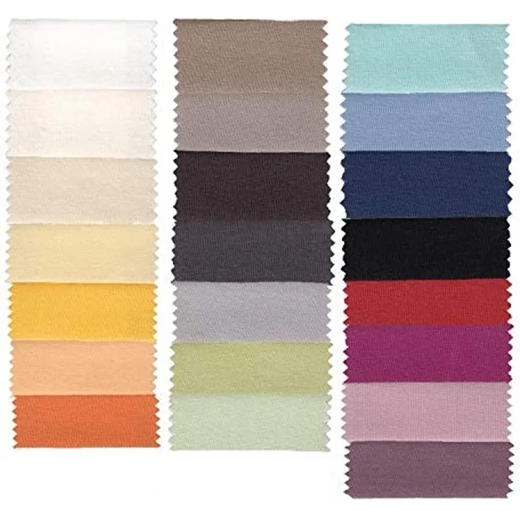 ESTELLA Mako Jersey Spannbettlaken 100x220 cm in Elfenbein