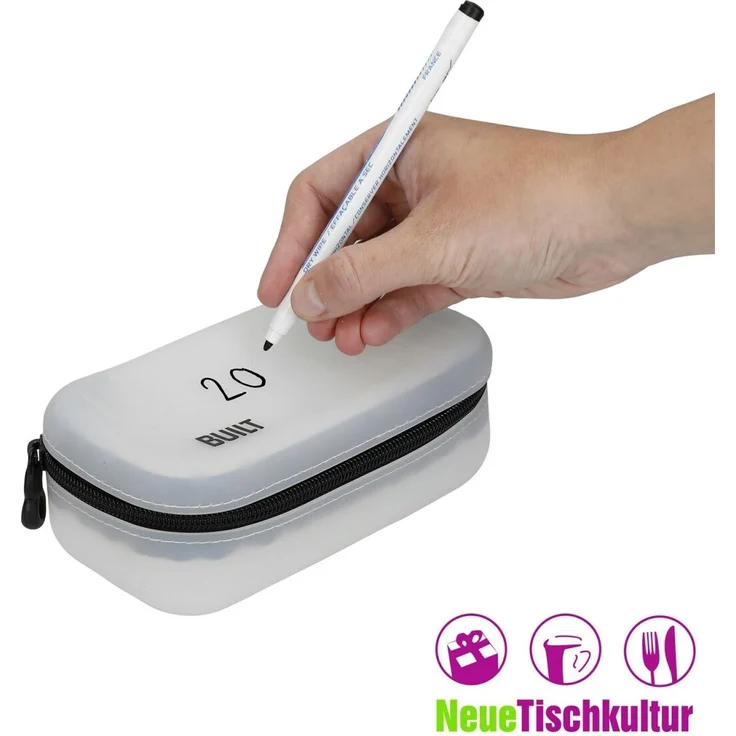 HTI-Living Built Mini-Silikontasche Weiß – Bild 4