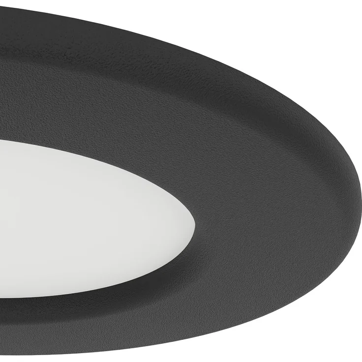 EGLO connect.z 3er-Set Smart-Home LED Bad-Einbaustrahler Fueva 6-Z, flach, Ø 8,6 cm, ZigBee, App und Sprachsteuerung Alexa, RGB, warmweiß-kaltweiß, dimmbar, Metall Einbauspot schwarz, IP44 – Bild 6