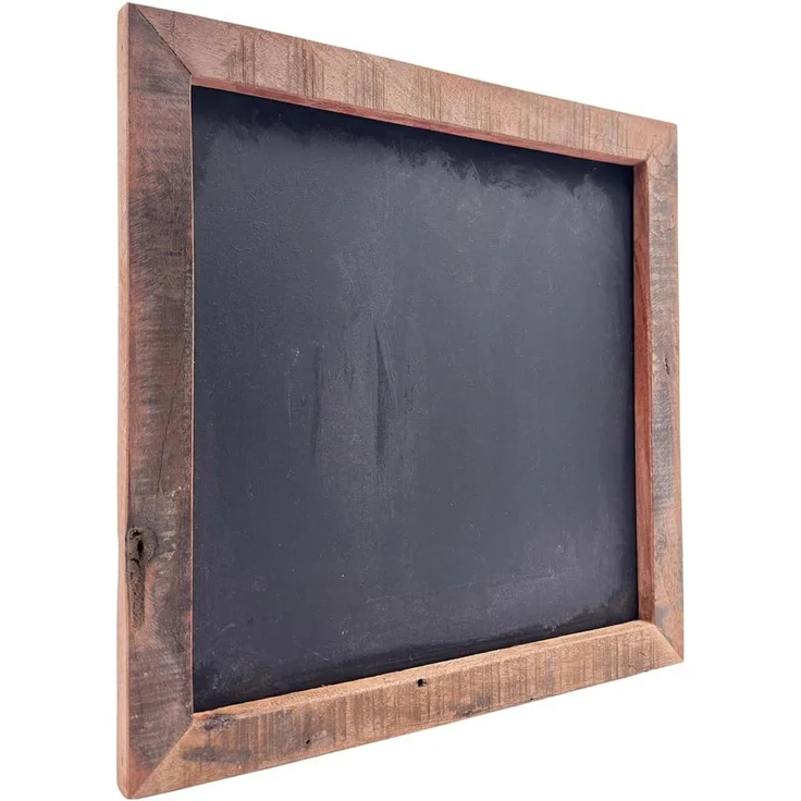 Bring Charakter an die Wand Bilderrahmen Sumatra 36x36 cm aus Altholz ohne Glas - mit Kreidetafel - Woodkings – Bild 1