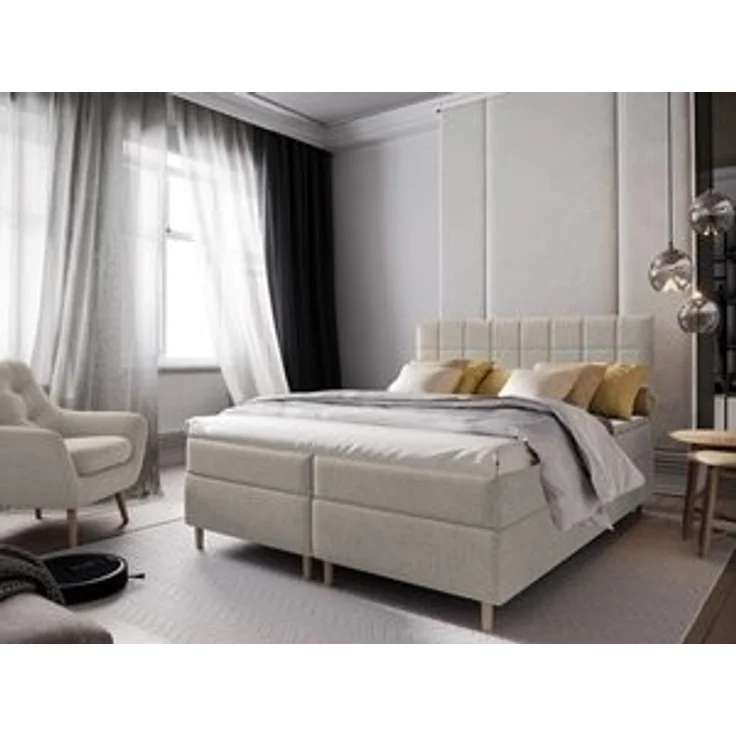 Masseno Boxbett IBIZA 140x200 cm mit Bonell Matratze und Topper – Bild 6