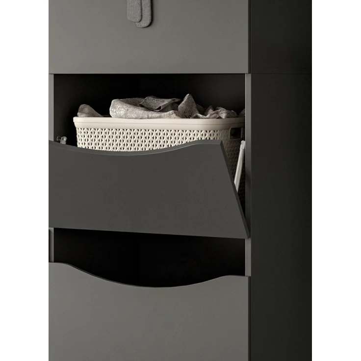 Waschmaschinenumbau Set Flexy in grau 176 x 196 cm – Bild 3