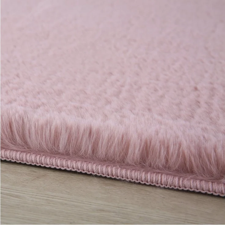 Ayyildiz Teppiche Hochflor-Teppich POUFFY 5100, auch als Läufer und Rund, rechteckig, Höhe: 20 mm, Läufer, weicher glatter Softflor, Kaninchen Fell Haptik, waschbar – Bild 4