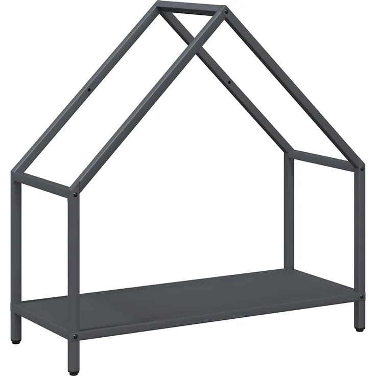 vidaXL Brennholzregal Anthrazit 60x25x60 cm Kaltgewalzter Stahl 864305 – Bild 1
